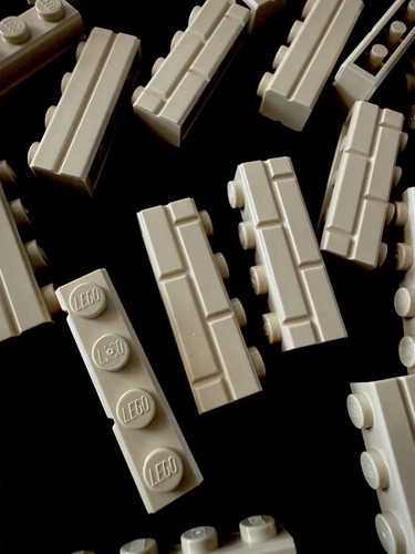 Brand new lego - 1x4, tan