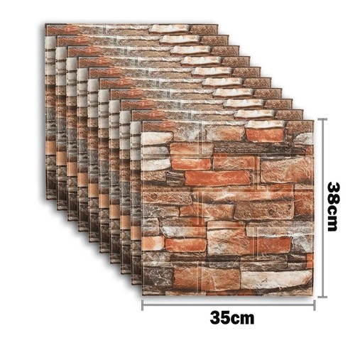 Share 10pcs faux brick - faux,